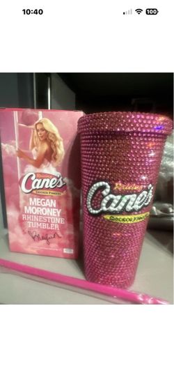 Raising Cane’s Megan Moroney Rhinestones Tumbler SOLD OUT