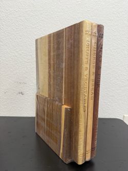 Book Wooden Cutting Board Set of 3