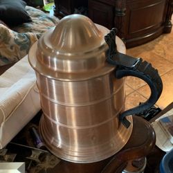 Copper ice bucket made an Italy