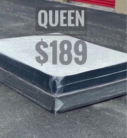 Queen Mattress Set – Medium – Brand New – Delivery Available 🚚