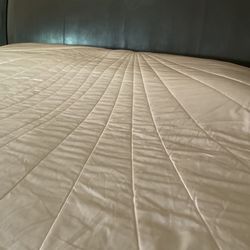 Comforter King size, peach color, looks nicer than in the picture.