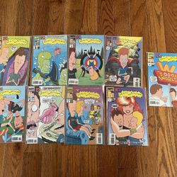 Beavis & Butt-Head Comic (1994, Marvel) Lot #1,2,3,4,5,6,7,8,9 Run 1-9 1st App