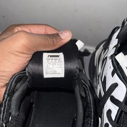 Balenciaga Runners Black And White For Sale 
