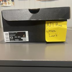 Jordan 1 Low Pine Green 