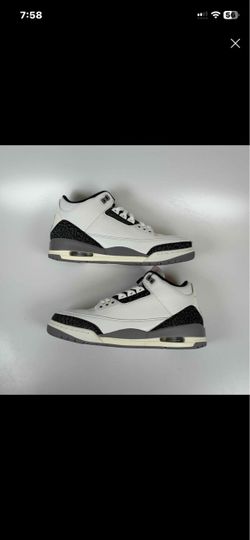 Air Jordan 3 White Grey Cement Sneakers
