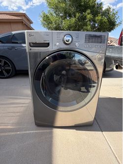 LG True Steam 7.4-cu ft Stackable Vented Electric Dryer with Steam Cycle