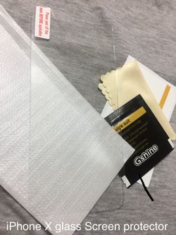 iPhone X glass screen protector