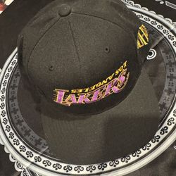 Kill The Hype Lakers Los Angeles SnapBack Hat KTH Black Purple Men’s One Size