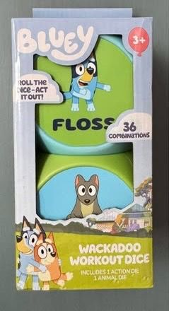 NEW BLUEY Wackadoo Dice Imagination Act Out The Action Game just $7