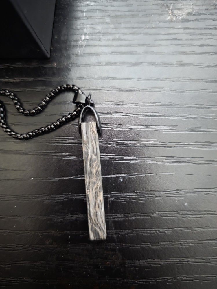 Copper Burl carbon fiber bar pendant from patrick adair