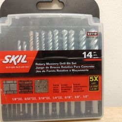 Skil Rotary Masonry Drill Bit Set 14 pc. / # 93119