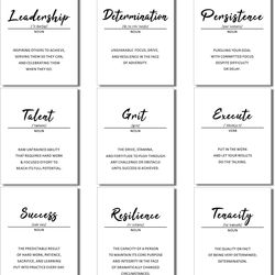 Inspirational wall art w/frames