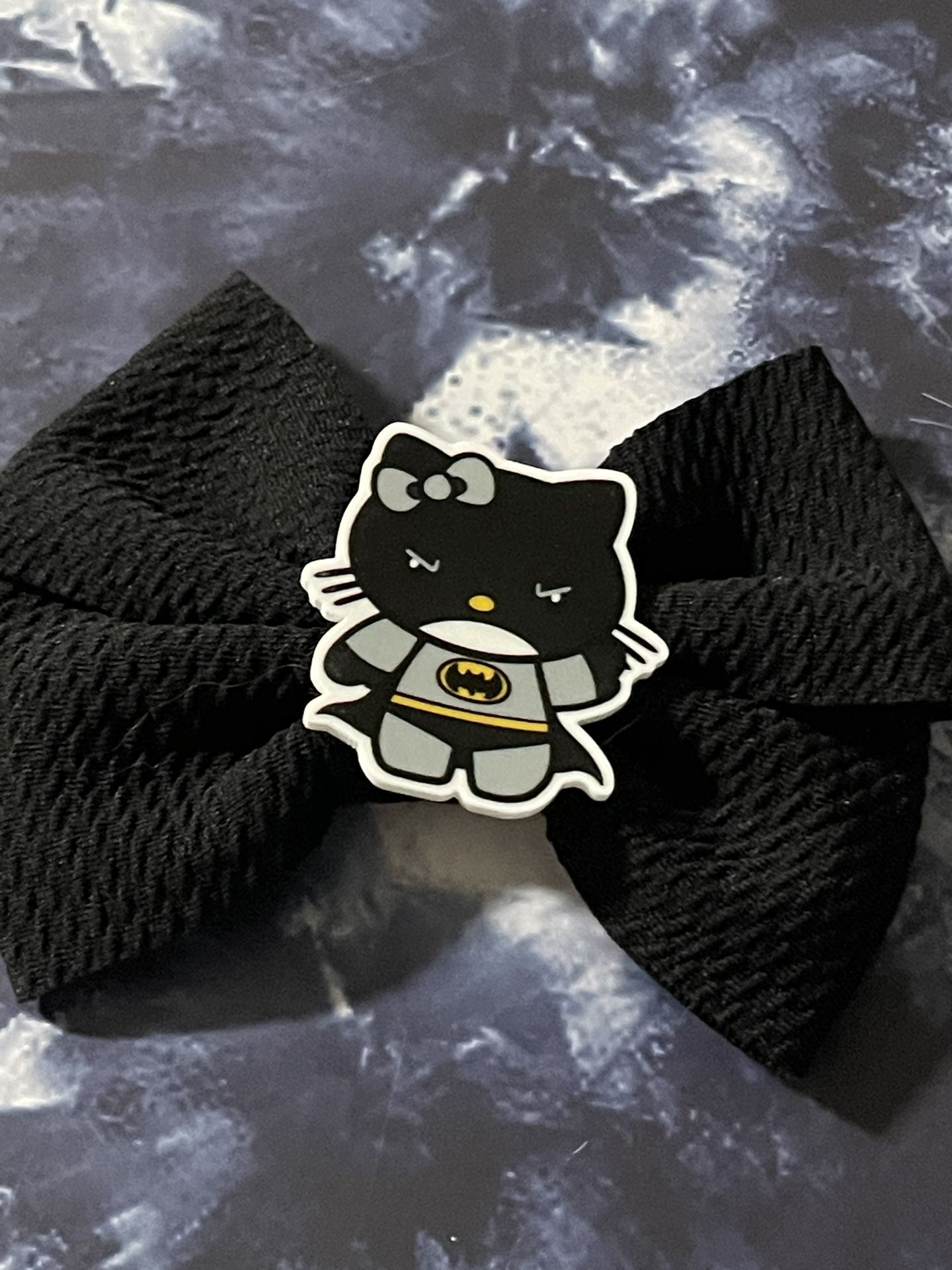 Batman Hello Kitty Hair Bow