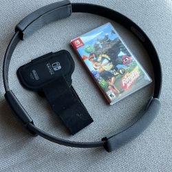 Nintendo Switch 1 Ring Fit Adventure With Accessories 