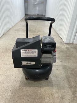 Central Pneumatic 38898 4 Gallon 2 HP Pancake Air Compressor 115V Used