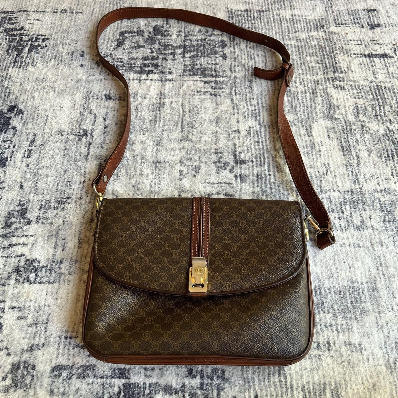 Vintage Celine Macadam Crossbody