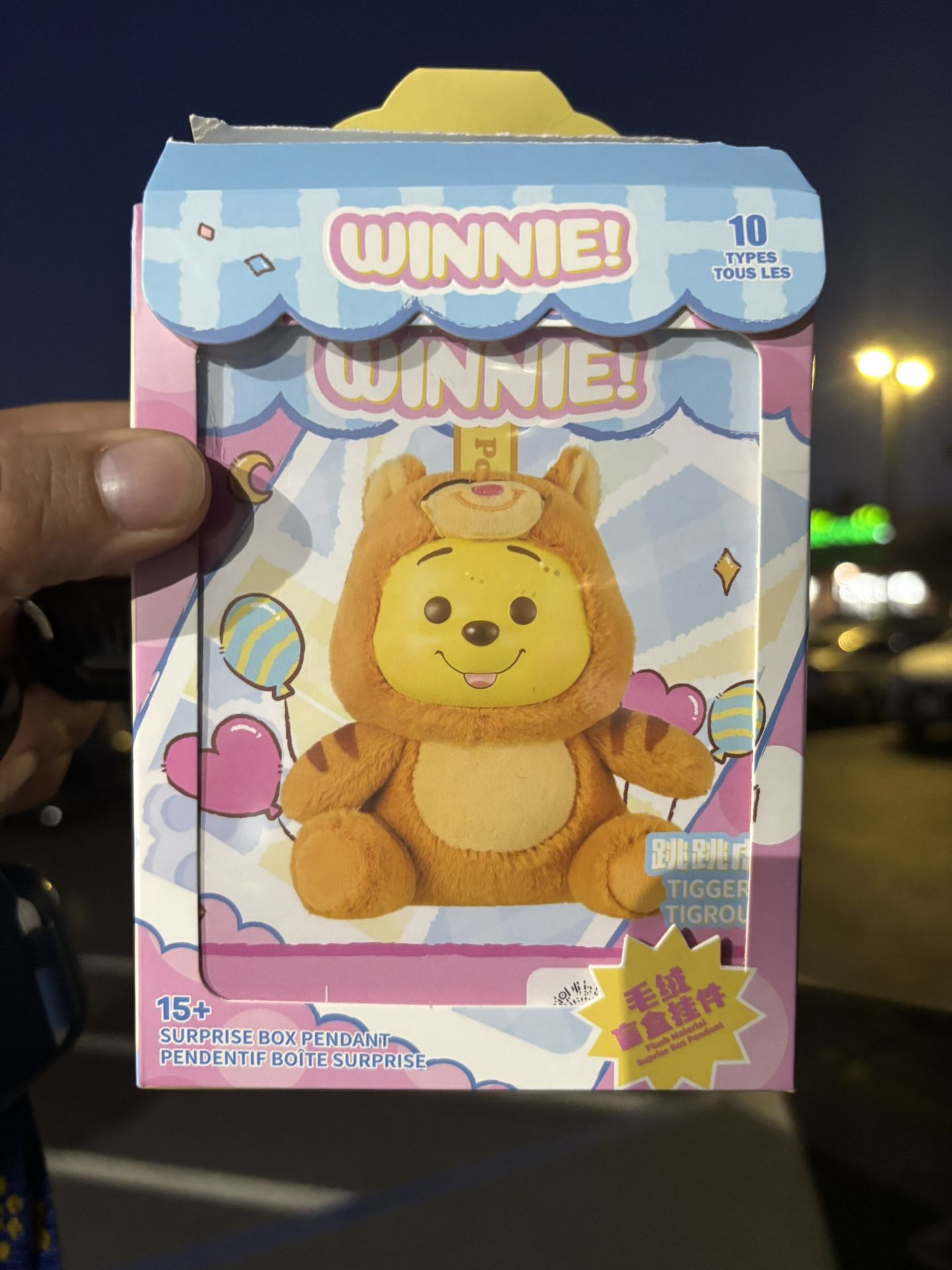 Winnie The Pooh Plushie Blind Box - Tiger Opened