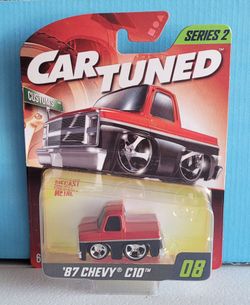 Car Tuned Series 2 '87 Chevy C10 #08 die-cast