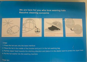 Hat Washer Cage Hats Cleaner, 4 Pcs (2 Cages + 2 Mesh Bags)