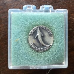 Marlin CLUB PEWER PIN And Tie Clip