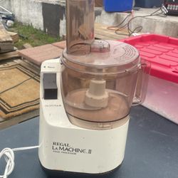 Regal Machine II Food Processor