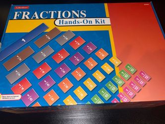 Lakeshore Fractions hands on kit .