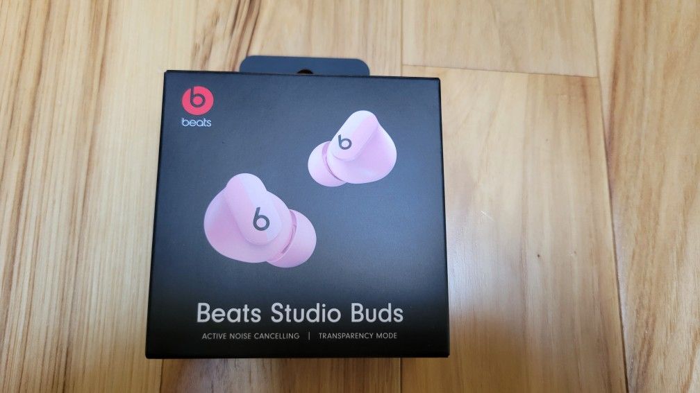 Beats Studio Buds - Sunset Pink, Like New In Box