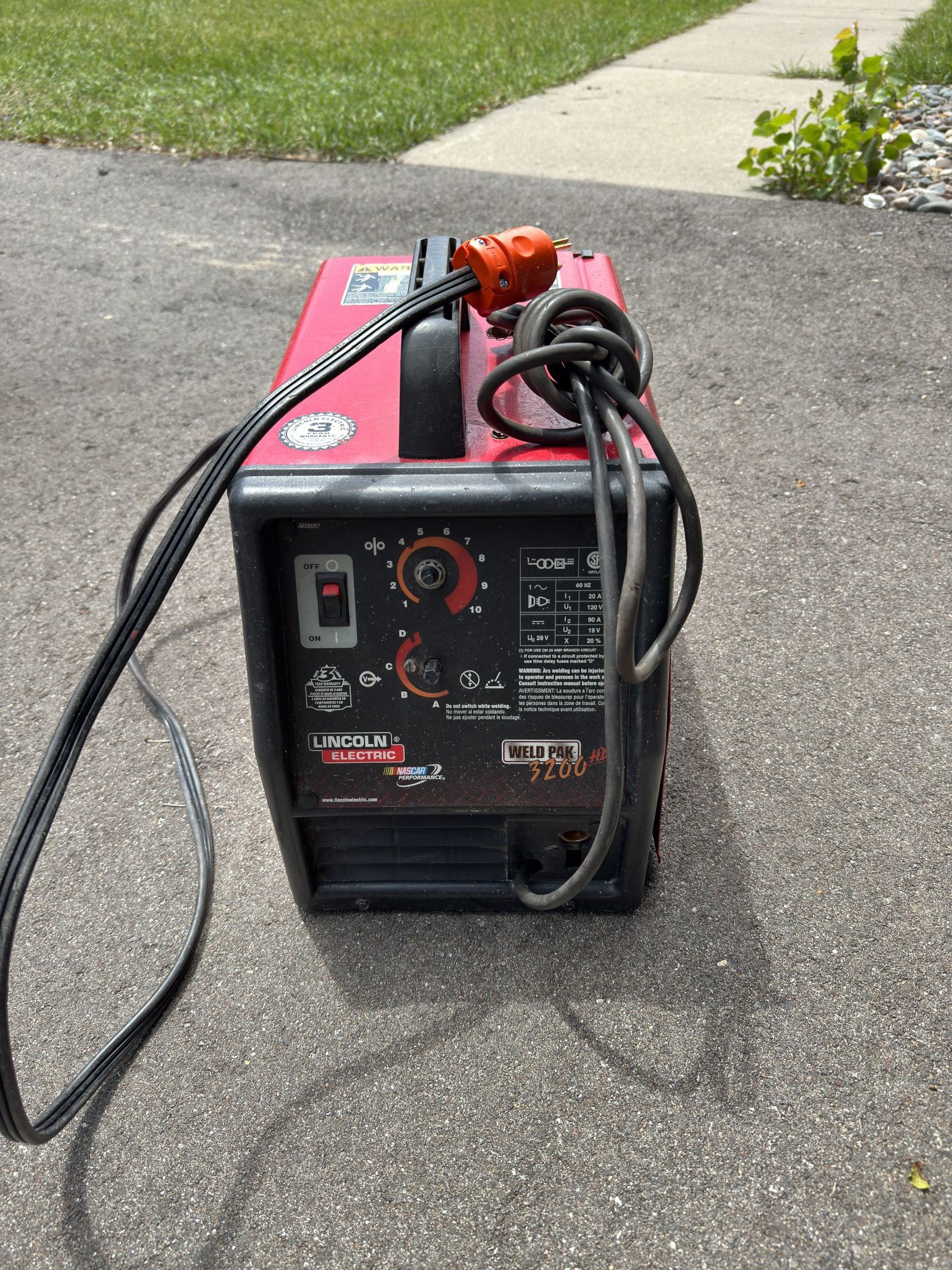 Lincoln Electric 3200HD Weld Pak WELDER