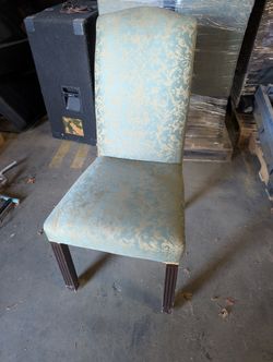 Green and gold banquet chairs