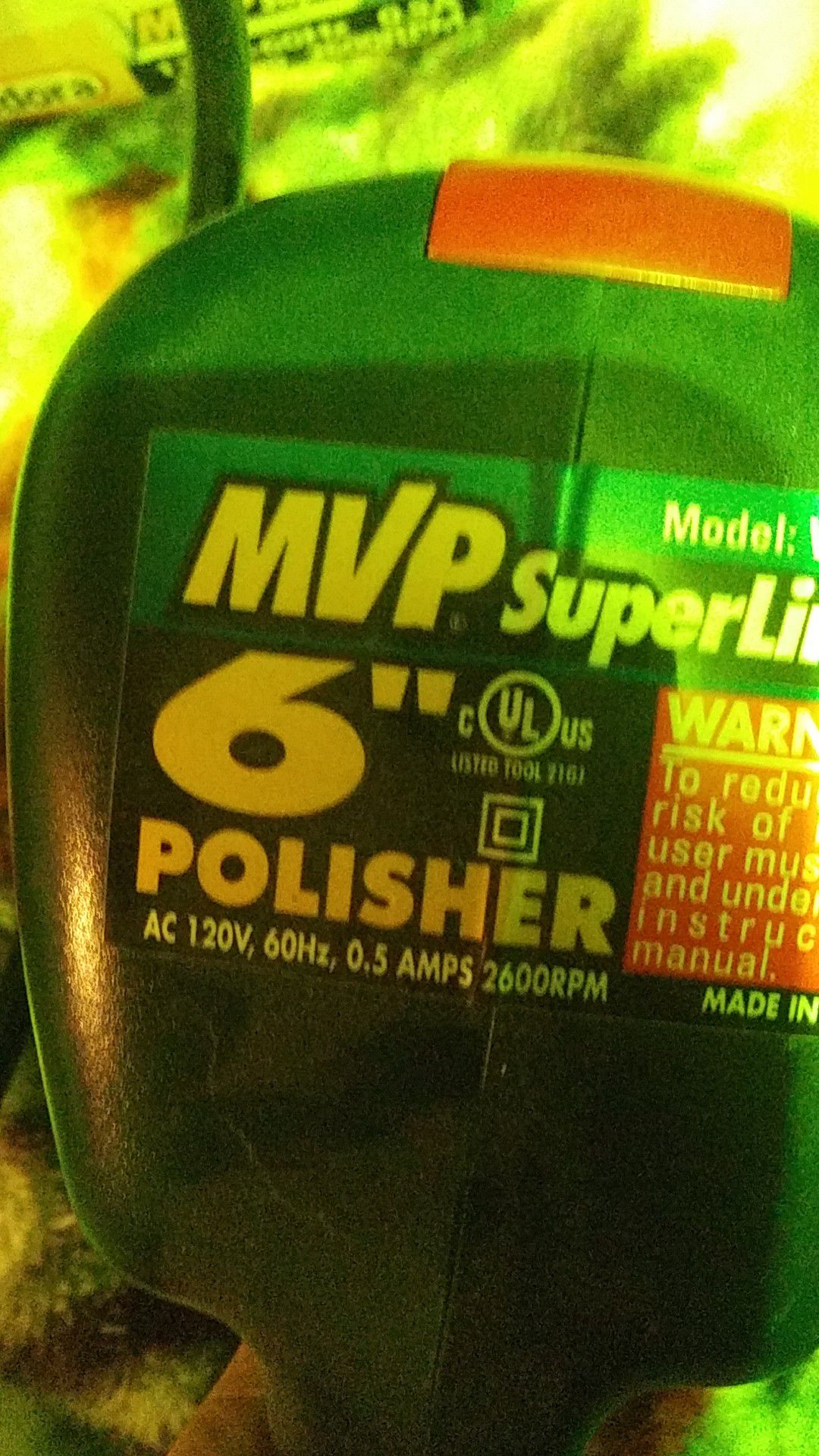 6 MVP superline car buffer polisher