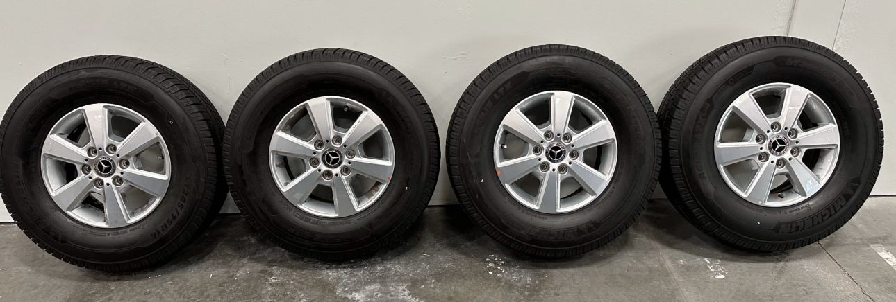 2024 Mercedes Sprinter OEM 16" Wheels Rims and Tires Freightliner Dodge 1500 245/75R16 Michelin TPMS