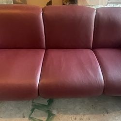 Comfy Red Couch Like New!! 