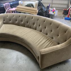 Half Moon Couch/ Sofa
