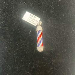 Silver Barber Pendant