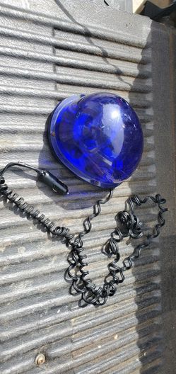 Vintage fire department blue light