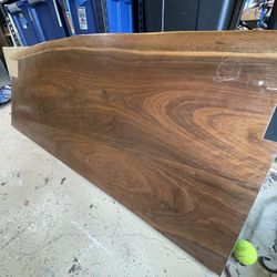 Solid Walnut Live Edge Countertop 