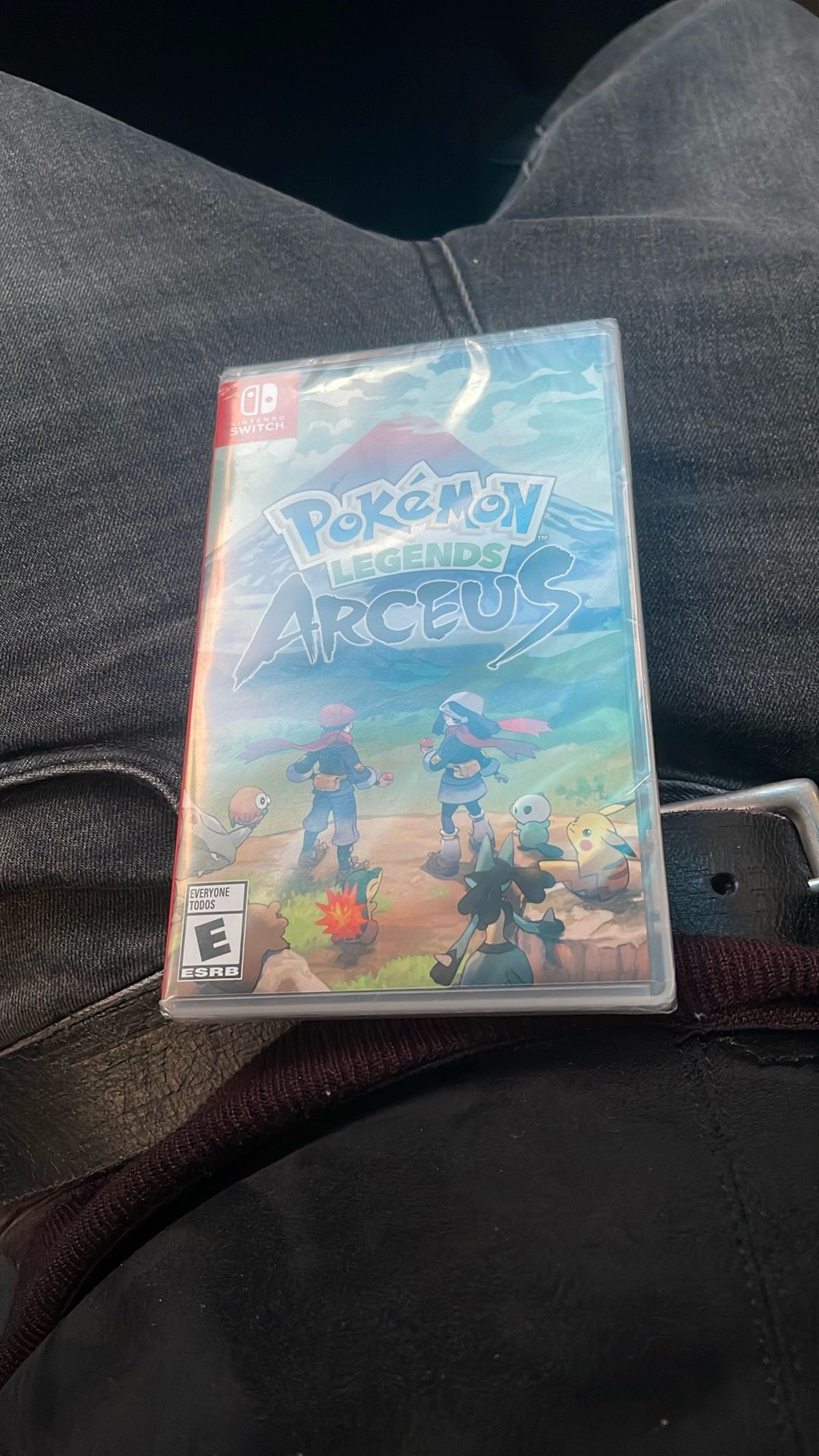 Nintendo switch game Pokémon legends arceus