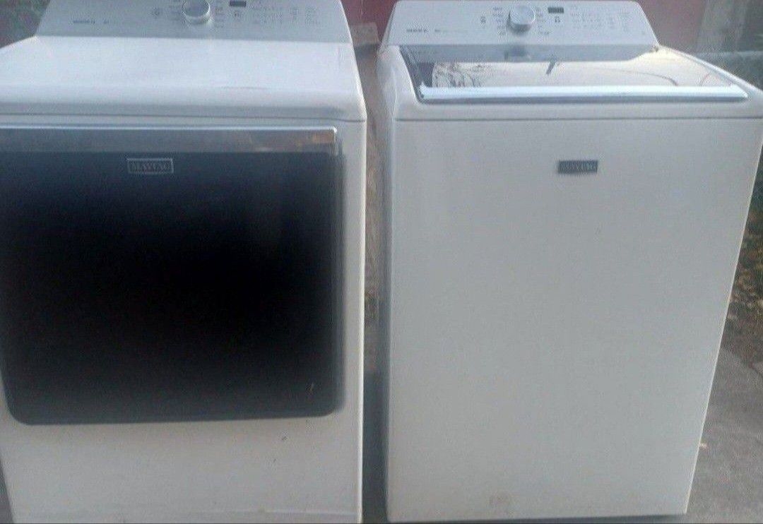 MAYTAG CENTENNIAL COMERCIAL SET WASHER AND ELECTRIC DRYER PERFECT CONDITION WORKING /ALMOST NEW
