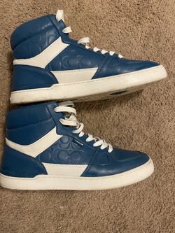 Blue/White Men’s 11.5 Coach Shoes