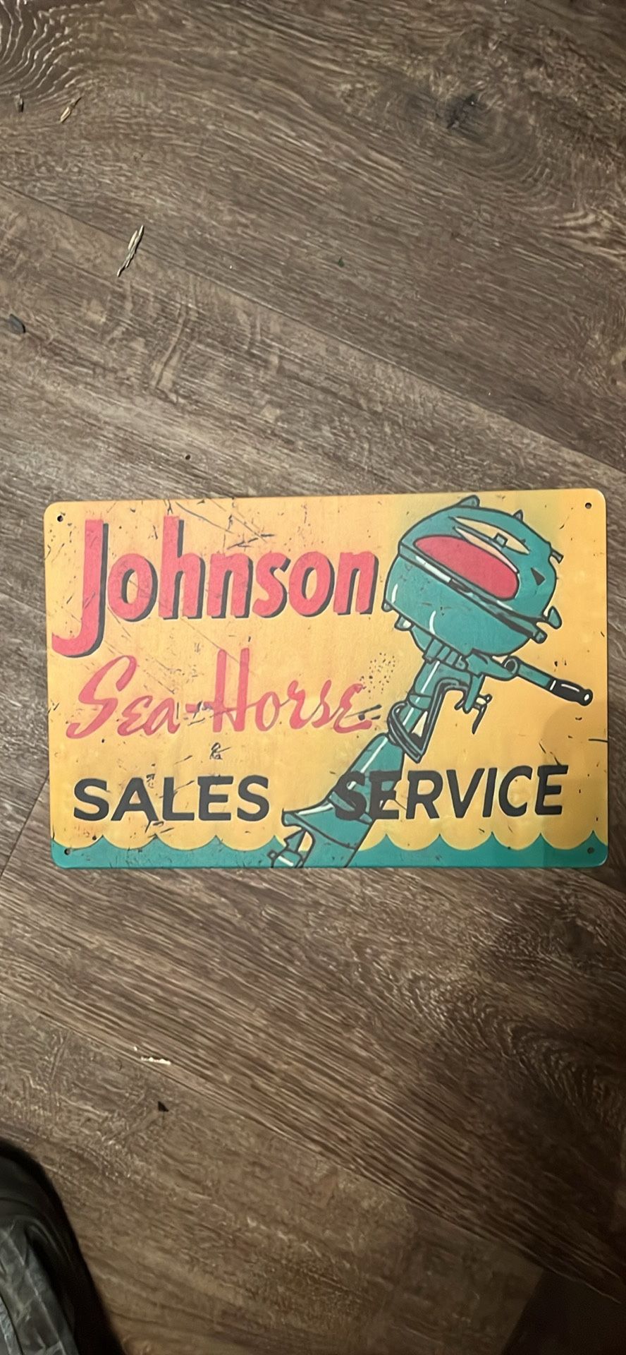 Johnson Outboards Vintage Style Sign