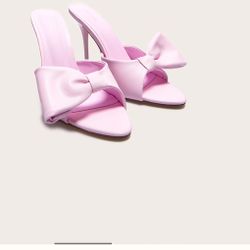 Pink Heels Size 8 Pretty Little Thing 
