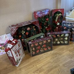 Decoración Navideña En Caja Nuevas 