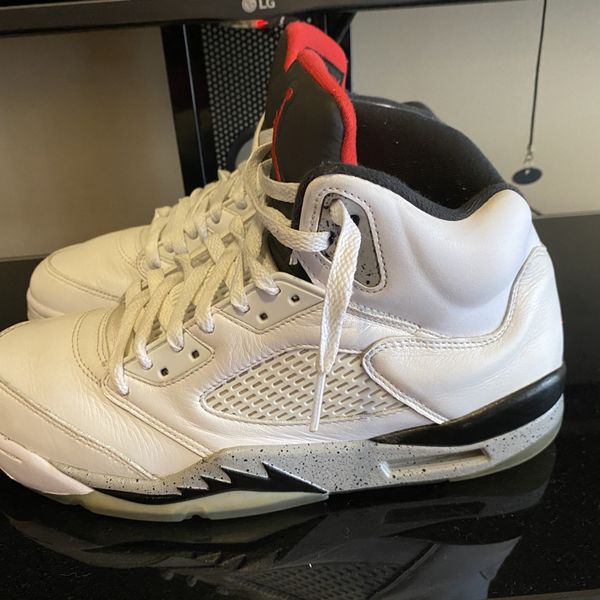 jordan 5 metallic red