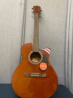Fender FA-135CE All-Mahogany Concert Acoustic-Electric Guitar