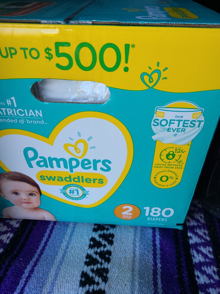 Pampers Swaddlers 180 Count