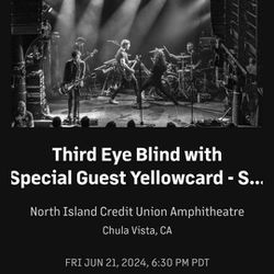 Third Eye Blind Tickets Parking Included June 21
