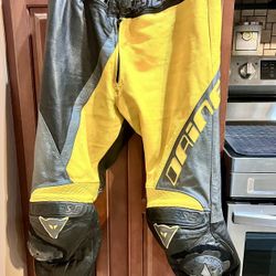 dainese leather motorcycle pants