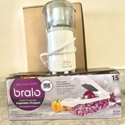 ULTIMATE Kitchen Chopper Duo - Sunbeam Electric + Bralo Manual Set (15-Piece)