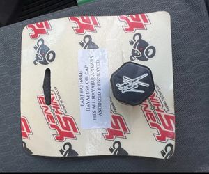 Motorcycle Engine Oil Filler Cap Screw Cover SUZUKI Hayabusa Aluminum Black