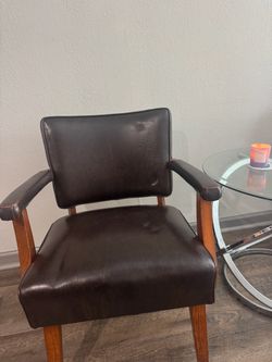 Brown Leather Chair